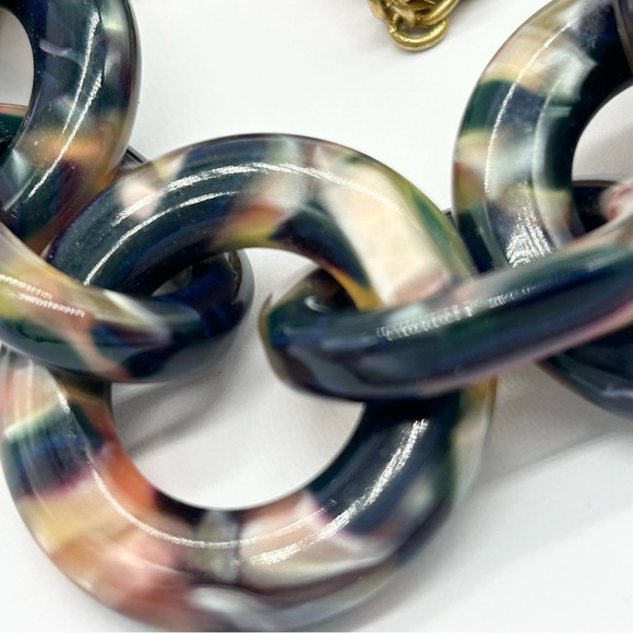 J. Crew Tortoise Link Necklace - Picture 3 of 4